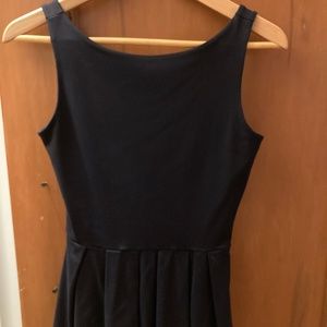 Susana Monaco Navy Peplum Tank